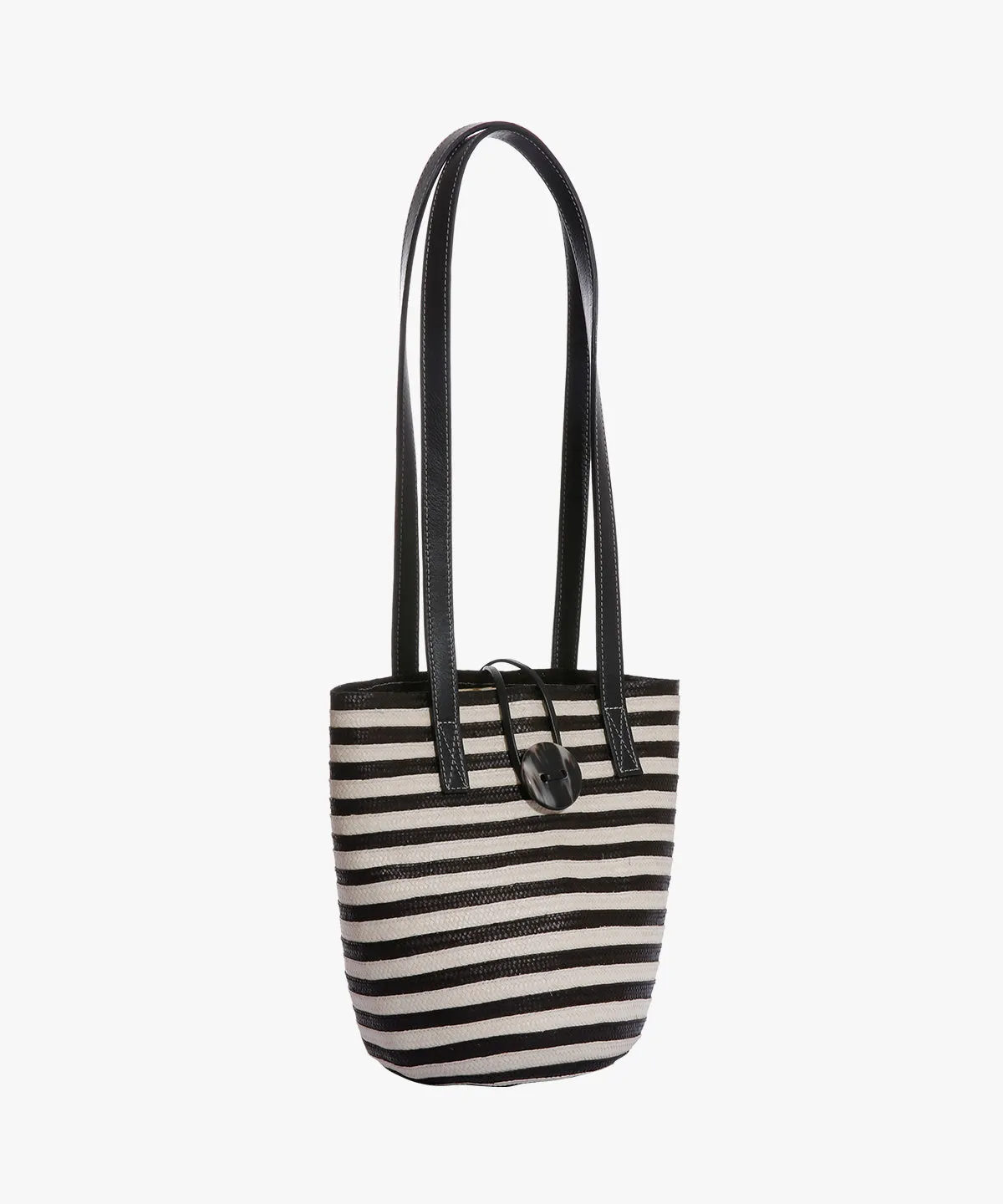 Marcial Mini in Raffia and Leather