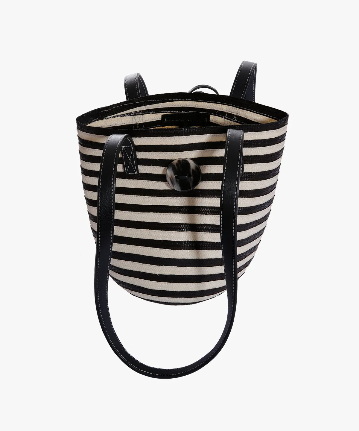 Marcial Mini in Raffia and Leather