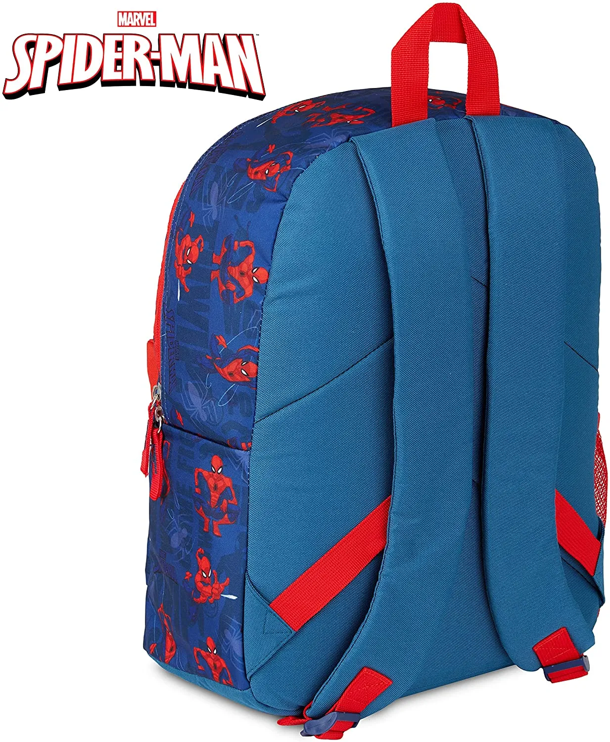 Marvel Spiderman School Bag, Large Capacity Kids Backpack for Travel, Sports