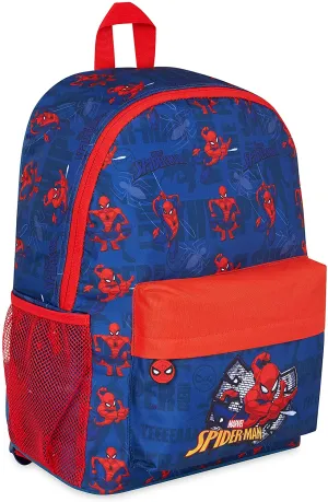 Marvel Spiderman School Bag, Large Capacity Kids Backpack for Travel, Sports