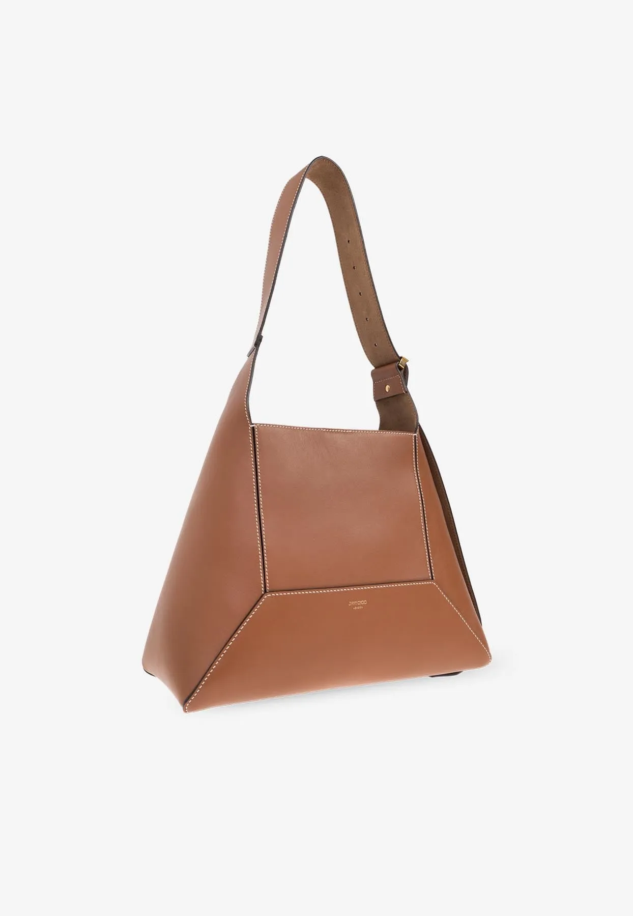 Medium Diamond Leather Hobo Bag