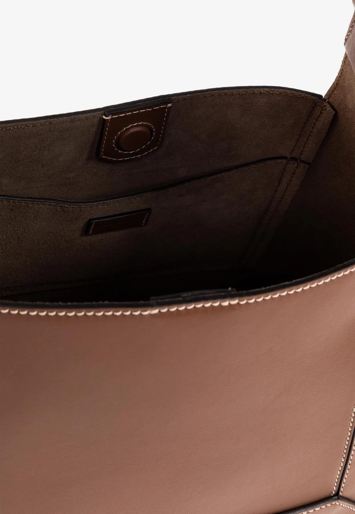 Medium Diamond Leather Hobo Bag