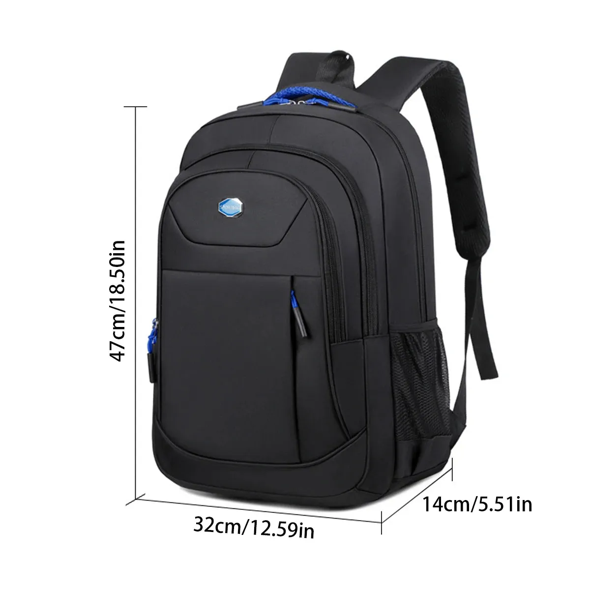 Men's Backpack Oxford Waterproof Backpack Business Computer Bag Leisure Travel Backpack High School Student Backpack-ll