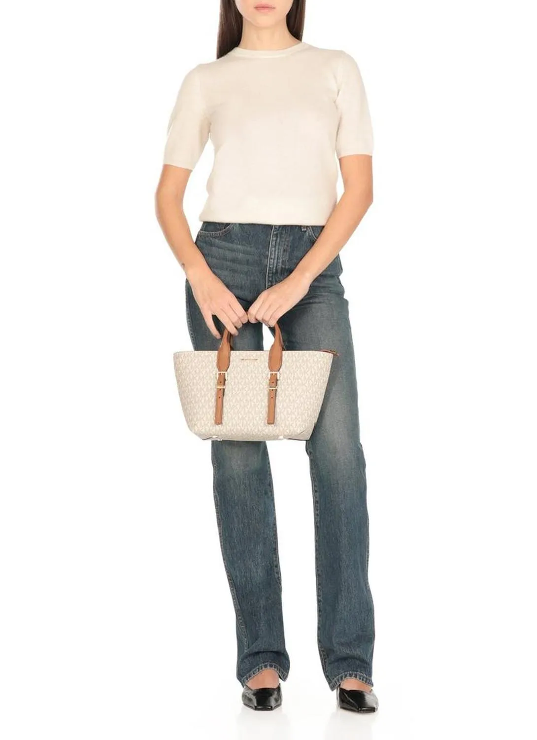 Michael Michael Kors Moore Logo Lettering Tote Bag