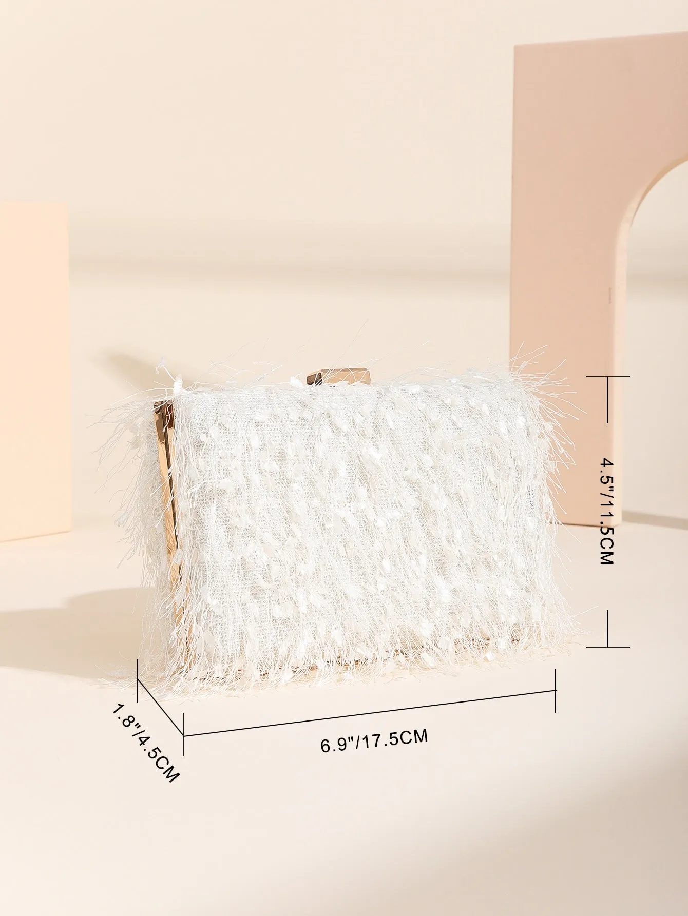 Mini Fringe Decor Box Bag