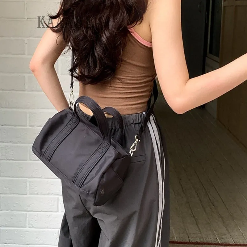 Mini Nylon Duffle Crossbody