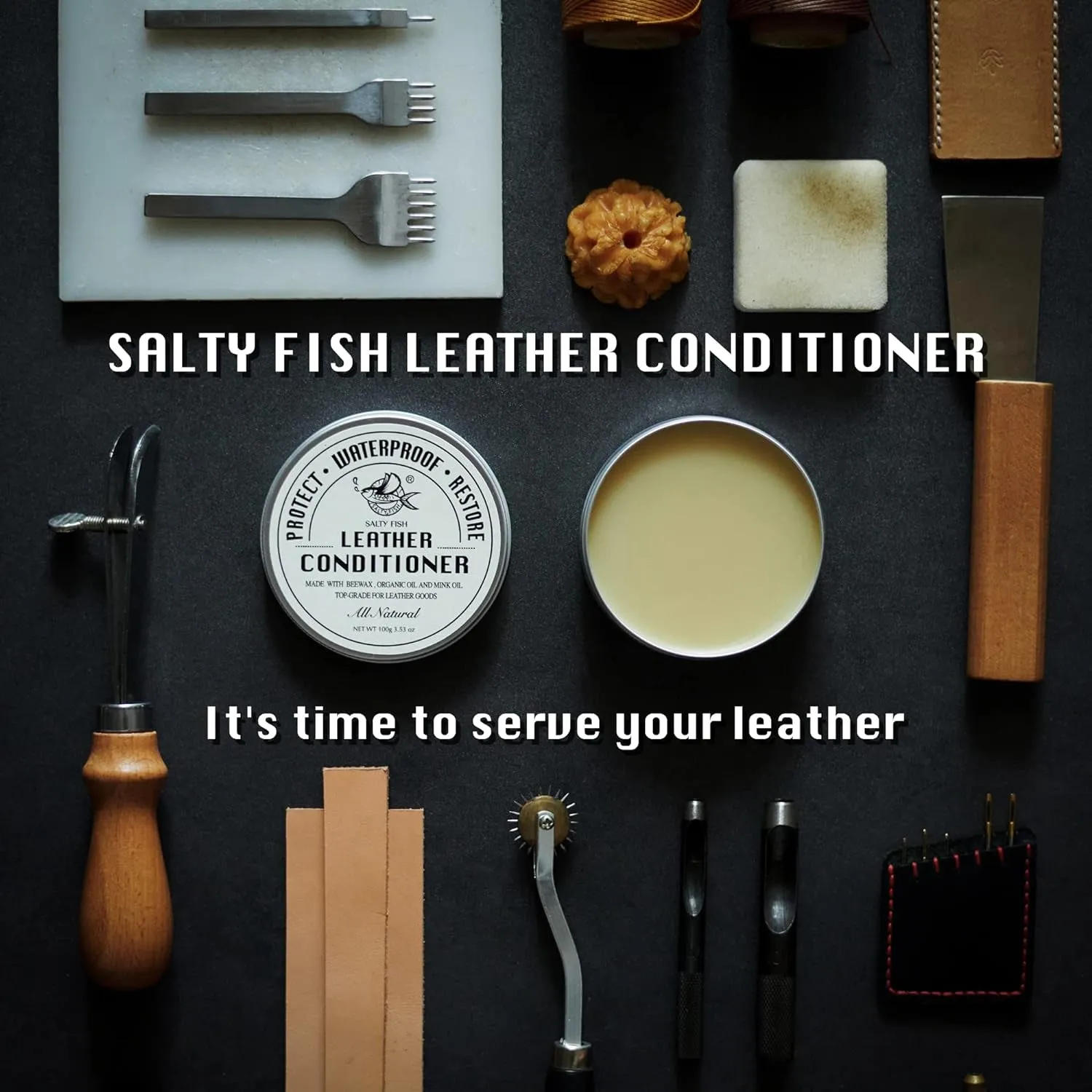Mink Oil Leather Conditioner Cleaner 3.53 Oz