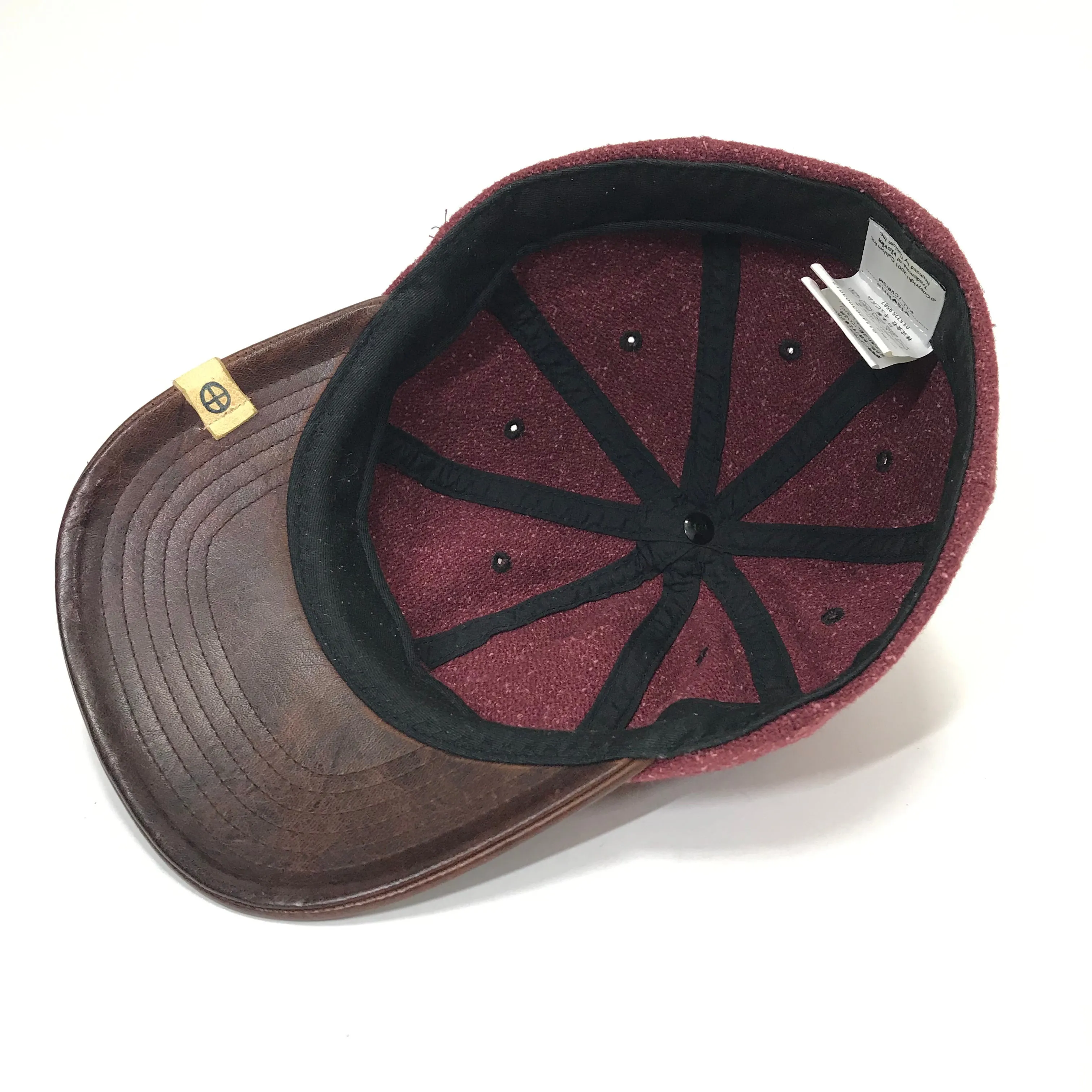 [M/L] Visvim Excelsior Cap Wool / Kangaroo Leather Hat