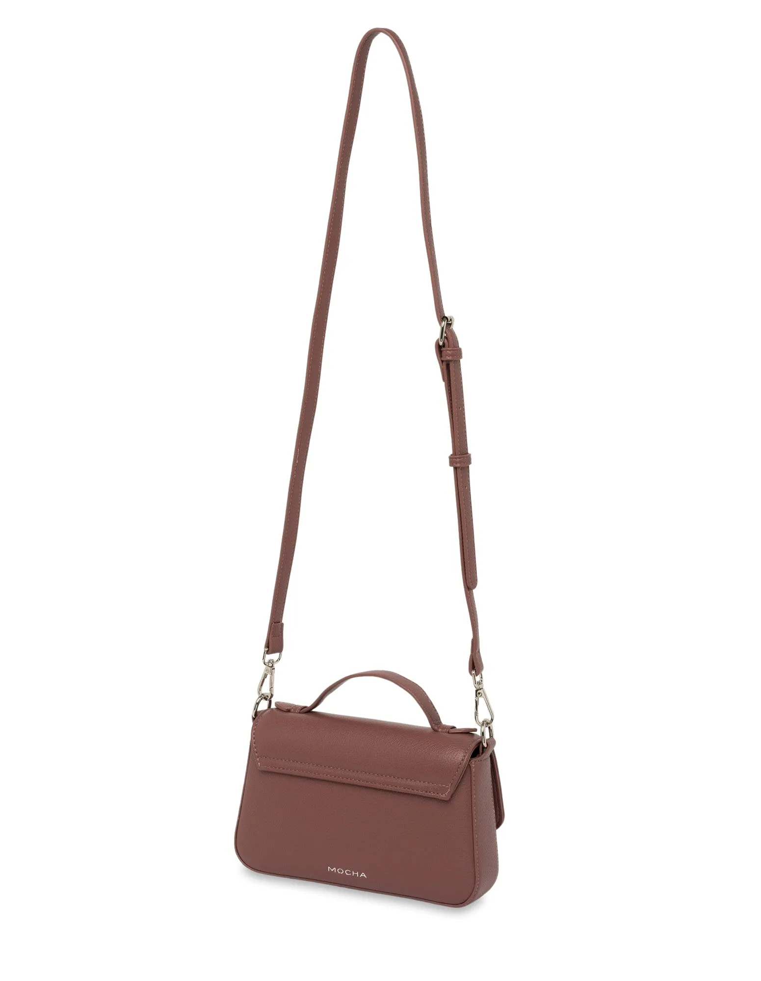 Mocha Brooklyn Messenger Crossbody Bag - Tulipwood