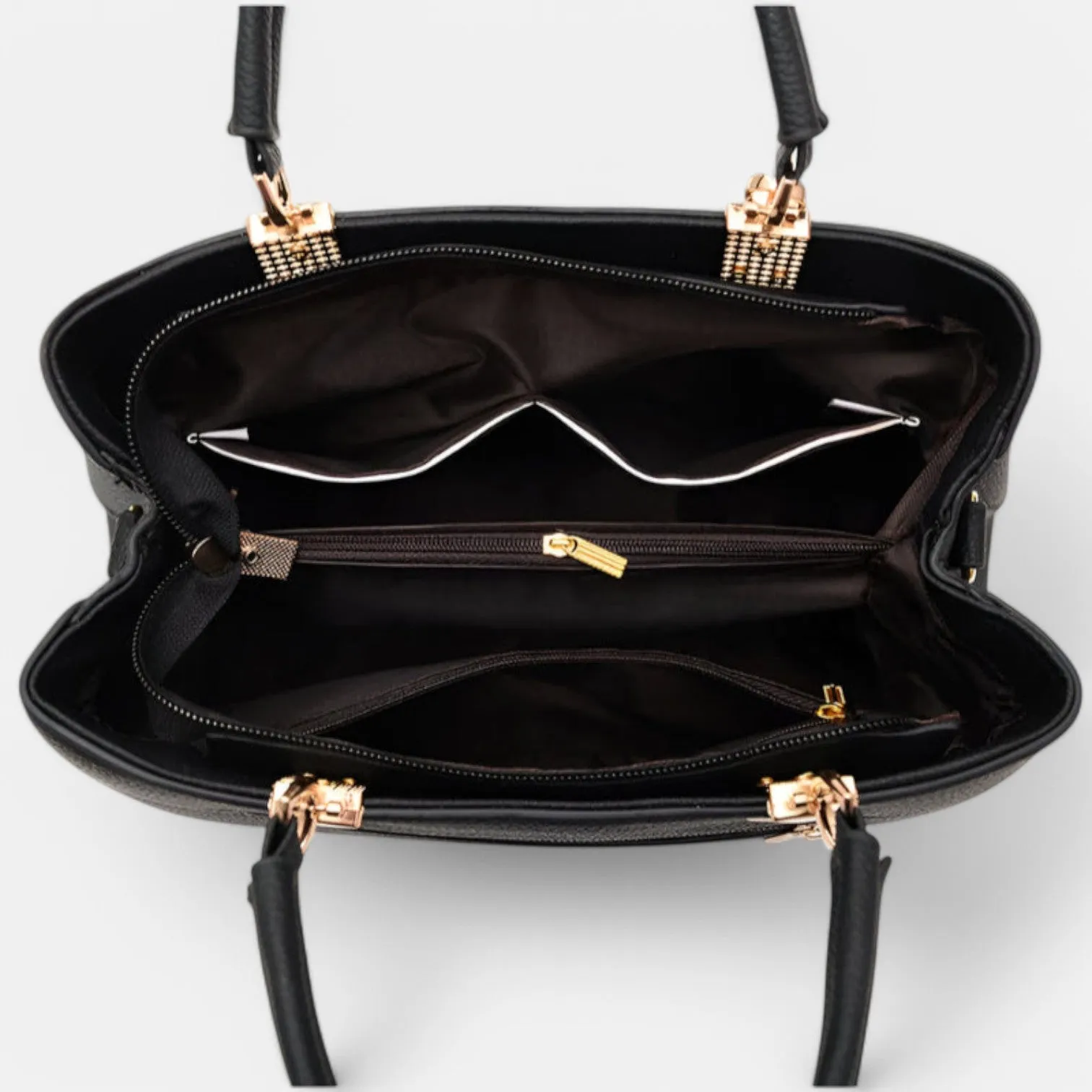 Monacogents | Elegant Messenger Bag with Floral Pendant