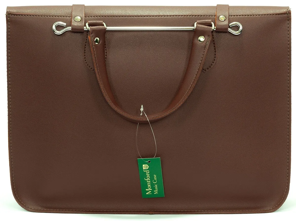 Montford MFC5BR Brown Leatherette Music Case