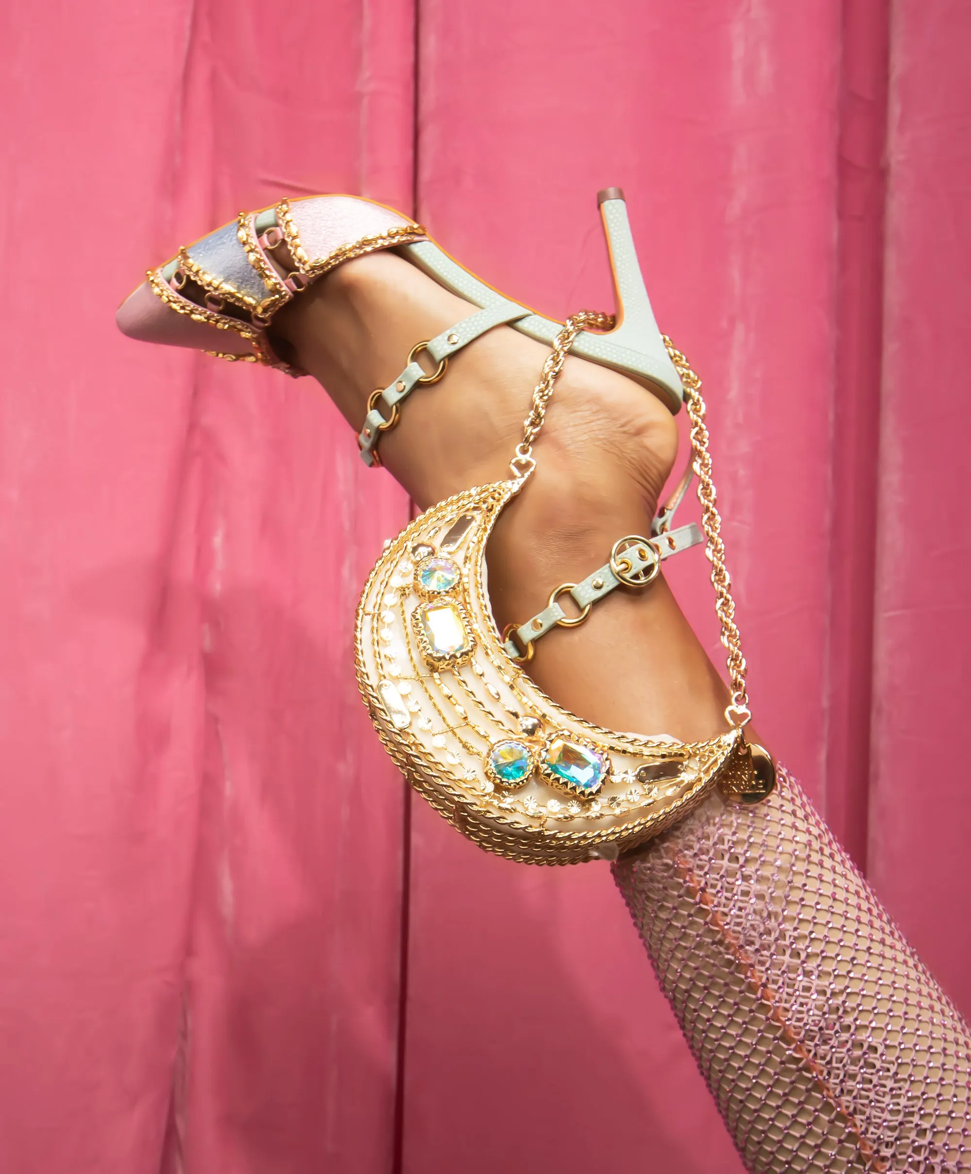 Moonshine gold handbag