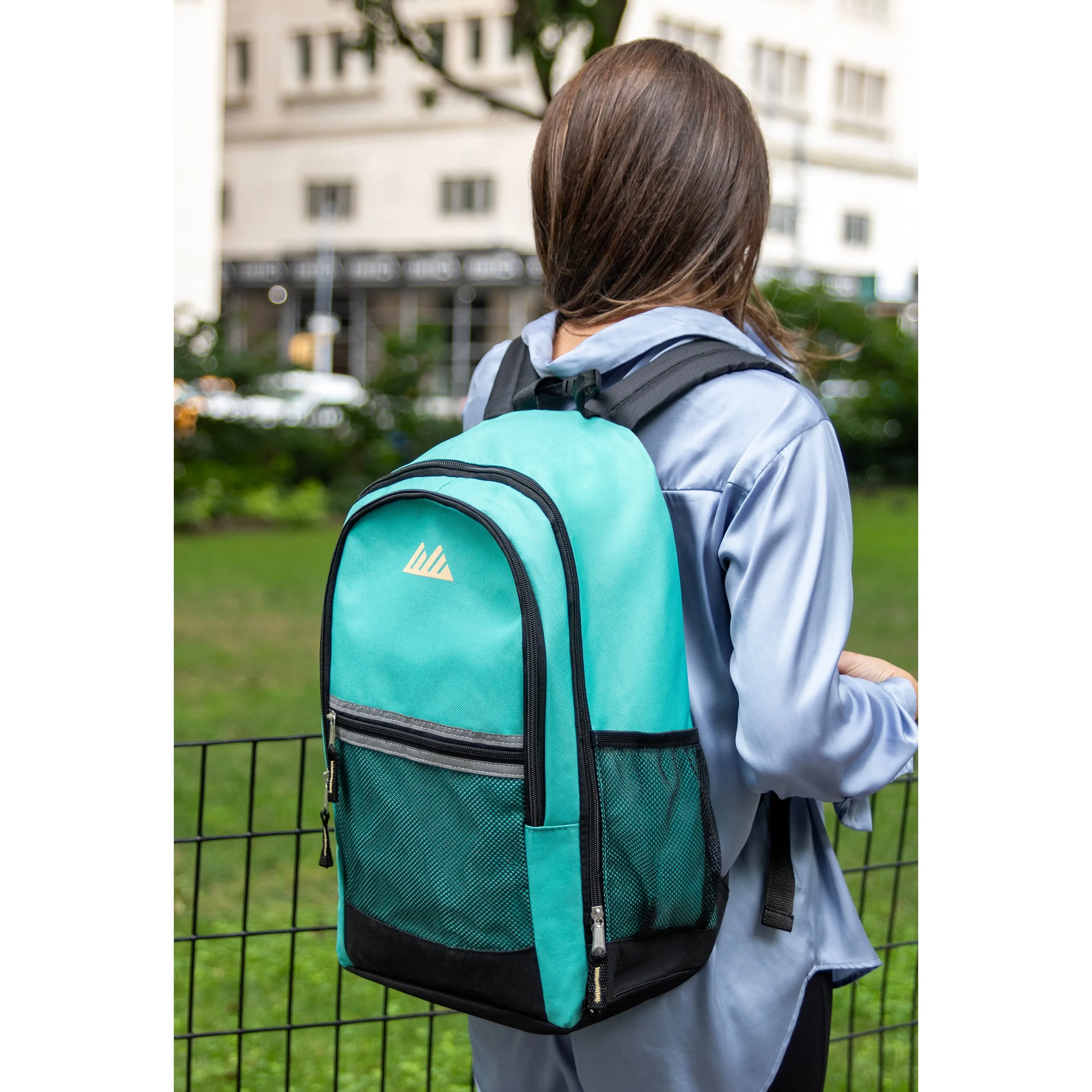 Multi Pocket Reflective Backpack For Girls Wholesale