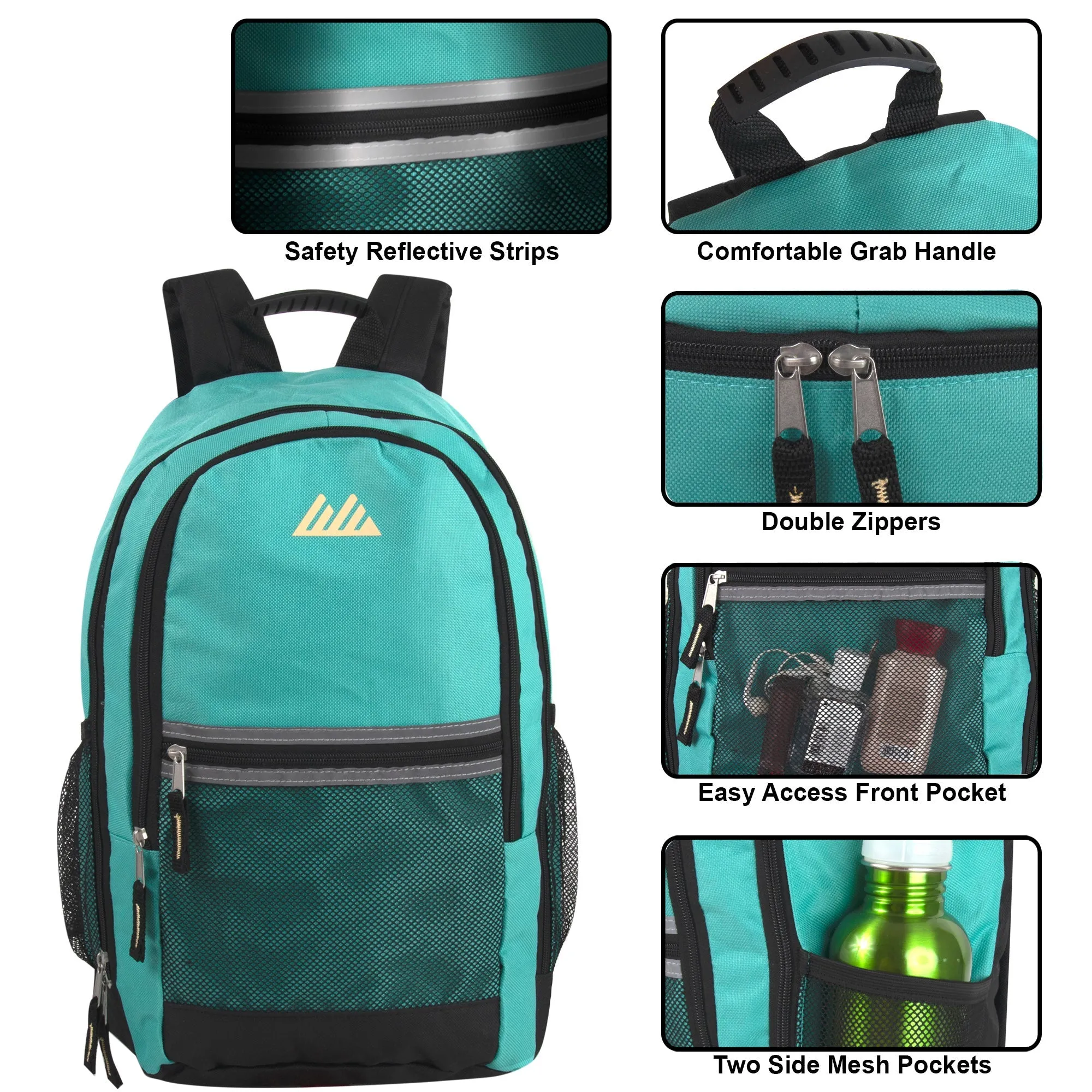 Multi Pocket Reflective Backpack For Girls Wholesale