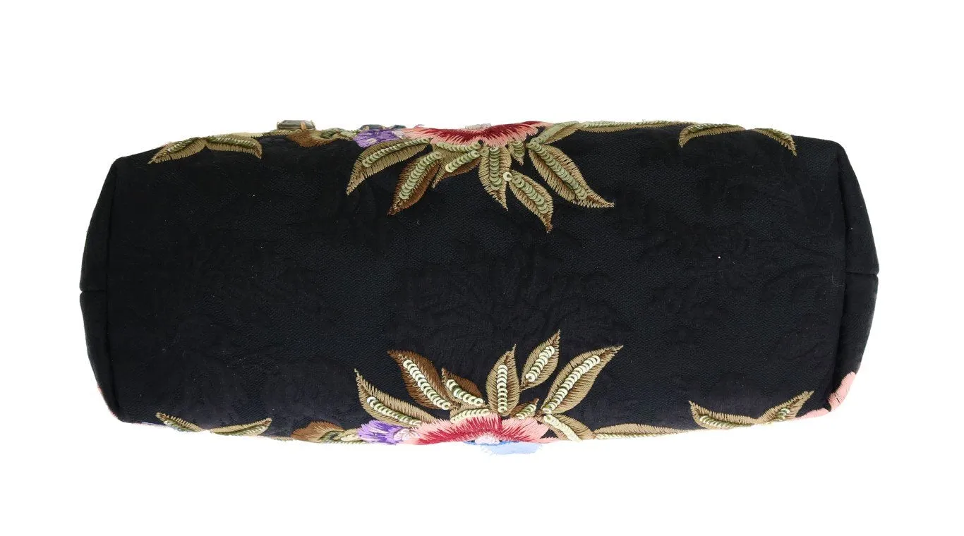 Multicolor VANDA Floral Embroidered Bag Designer Handbag for Women