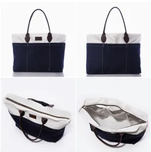 Navy Chebeague Large Travel Tote