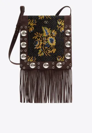 Nellcote Jacquard Fringed Crossbody Bag