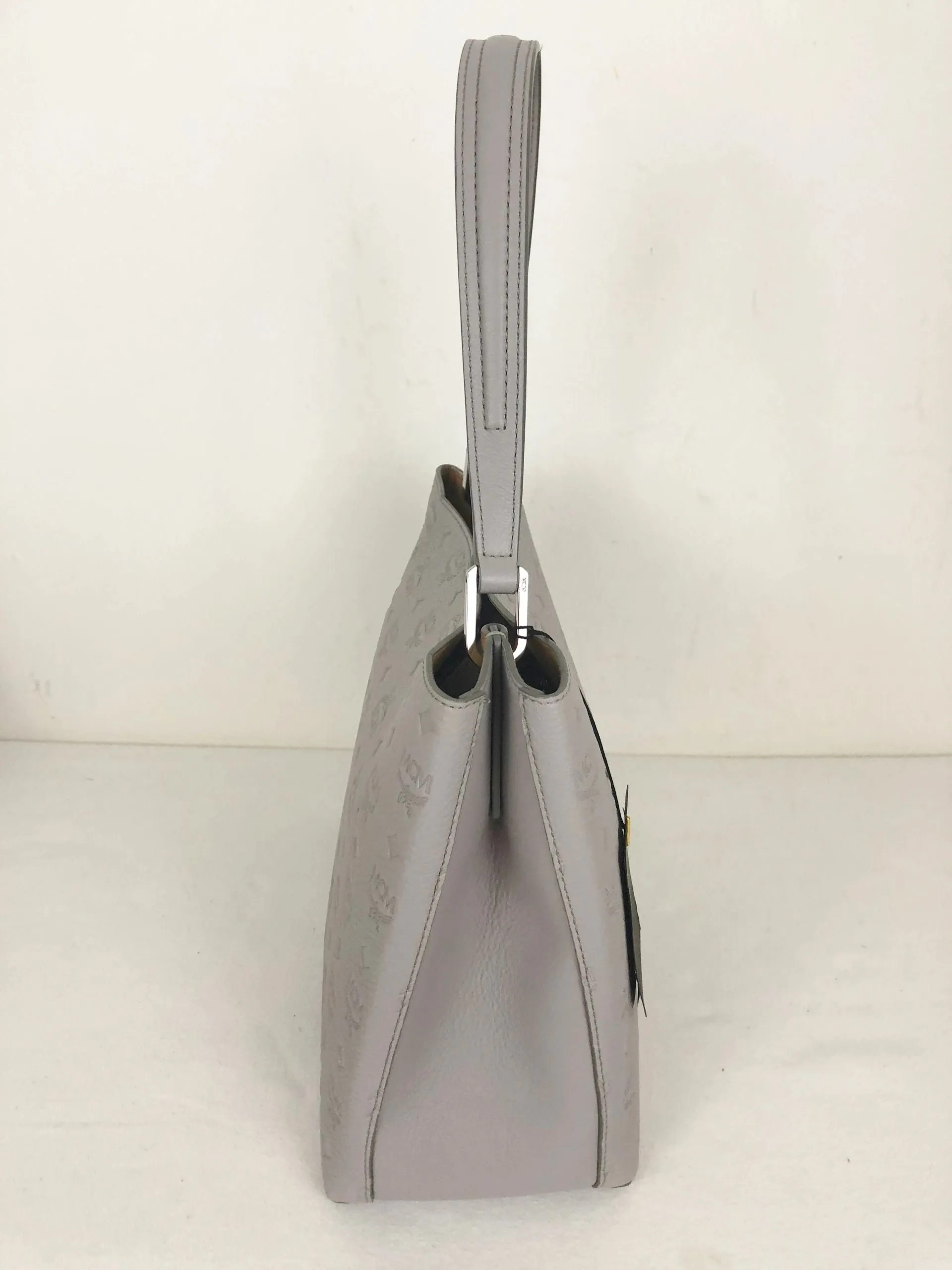 NEW Mcm Grey Hobo W/Tags