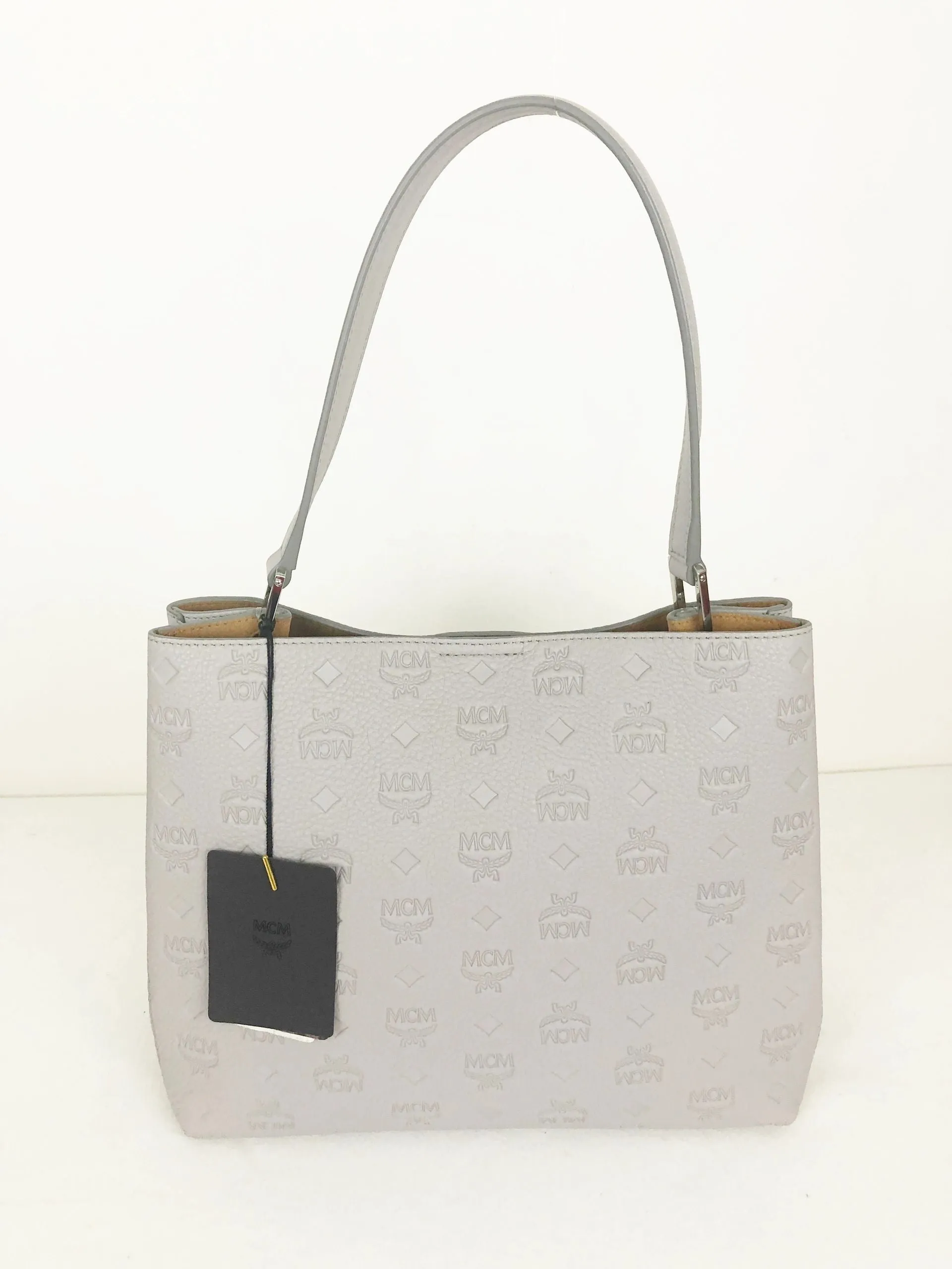NEW Mcm Grey Hobo W/Tags