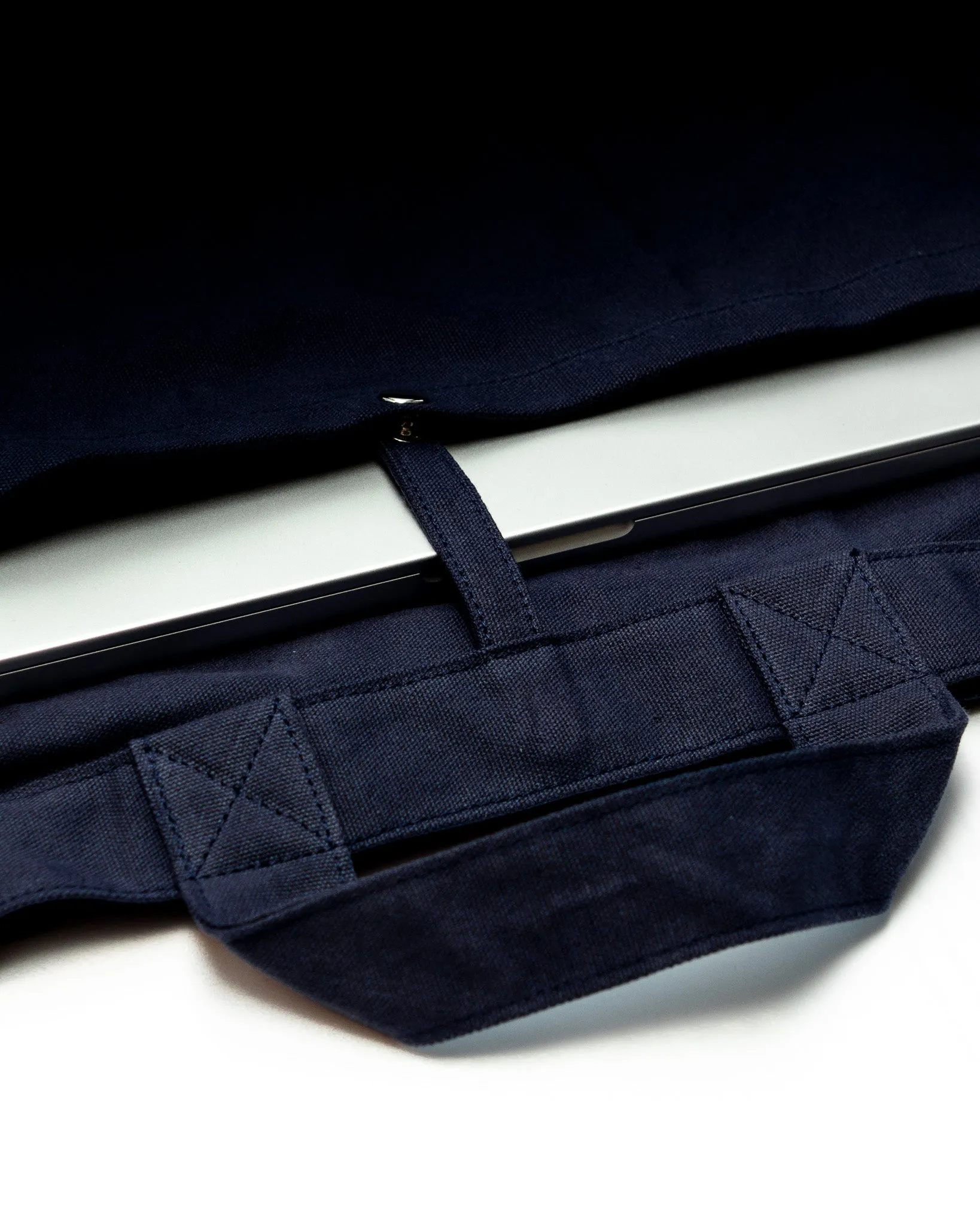Off White/Blue TØTE Bag