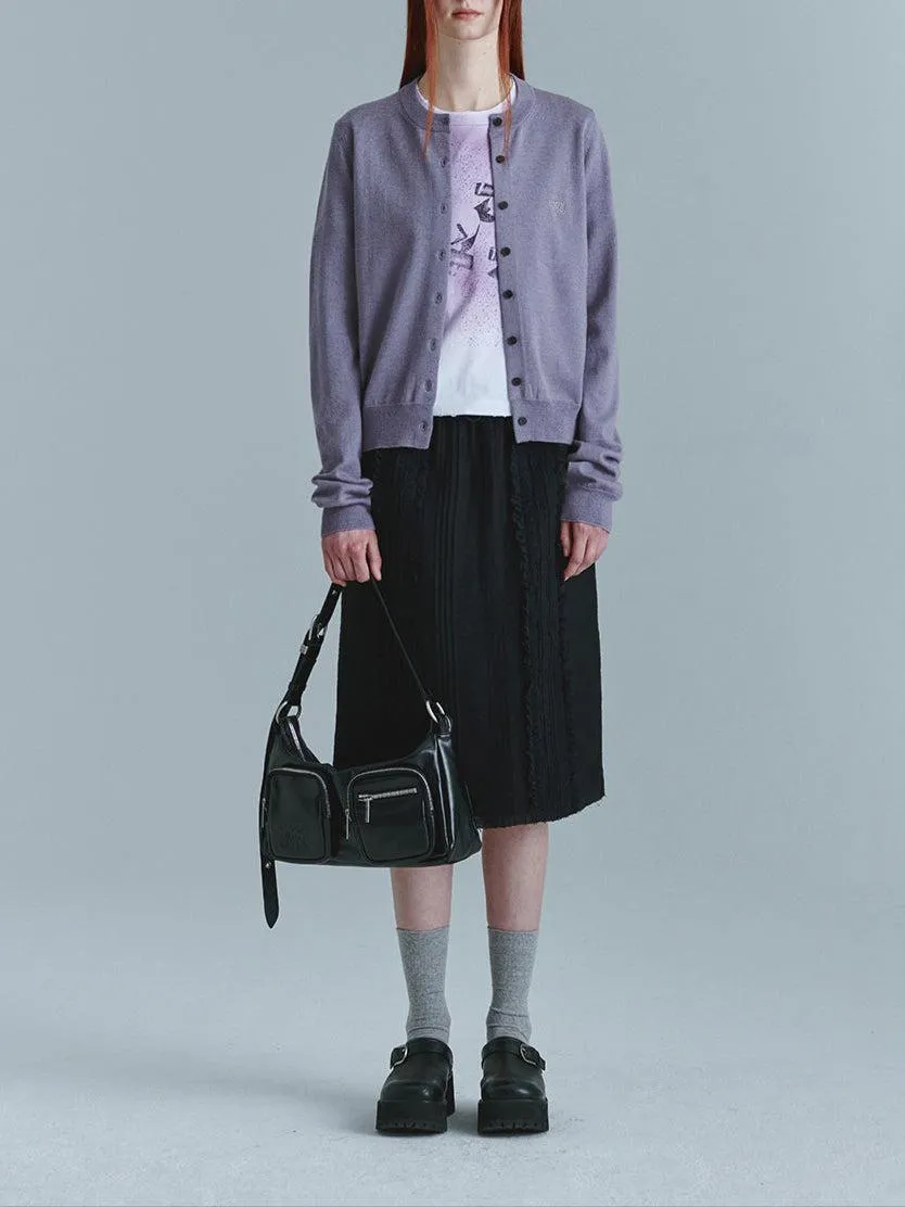 OUTPOCKET HOBO black glossy plain
