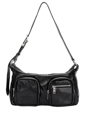 OUTPOCKET HOBO black glossy plain