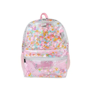 Packed Party Flower Shop Confetti Clear Backpack