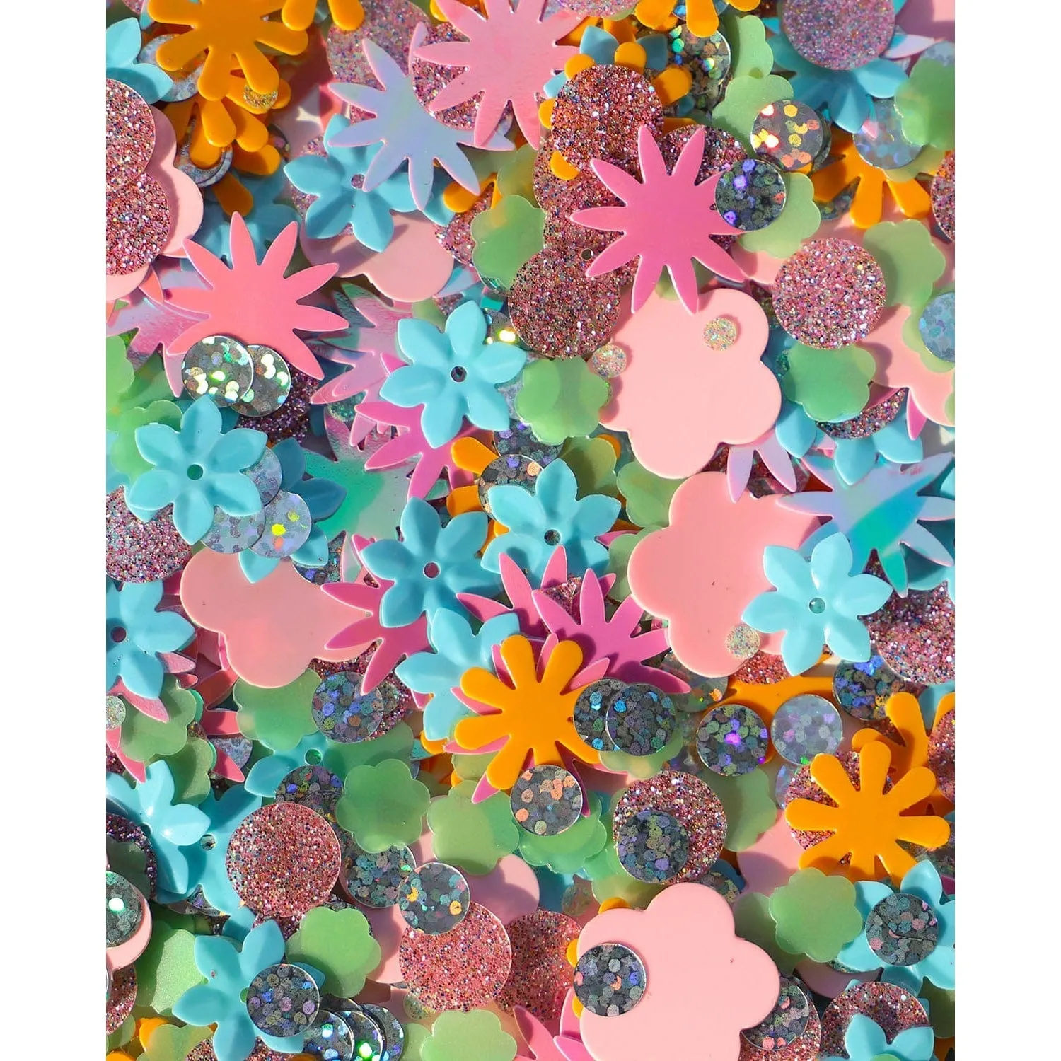 Packed Party Flower Shop Confetti Clear Backpack