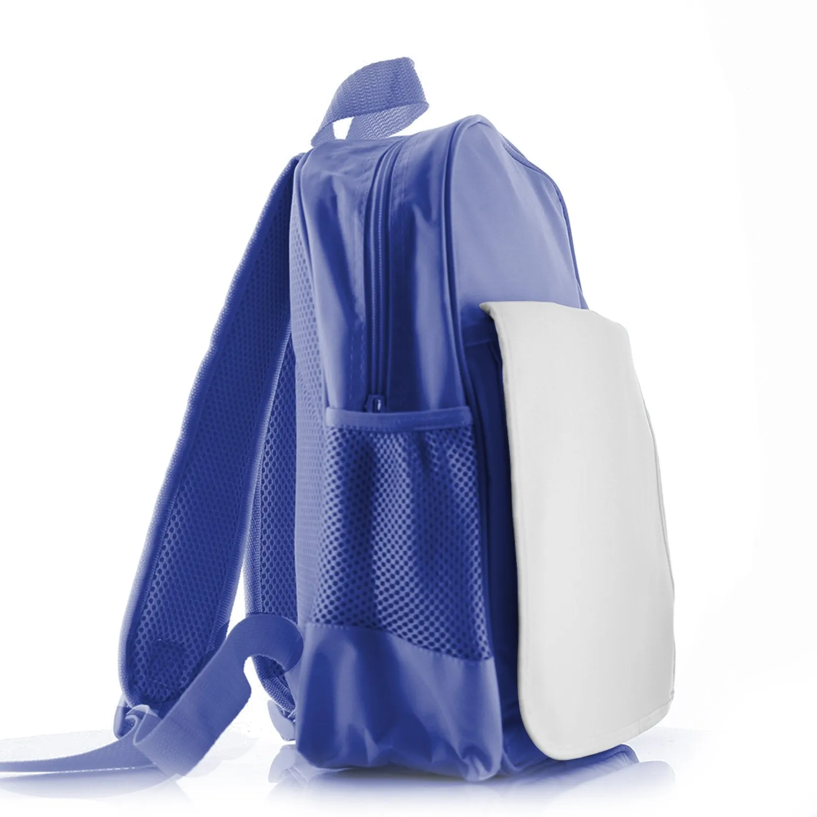 Personalised School Bag with Name and Blue T-Rex