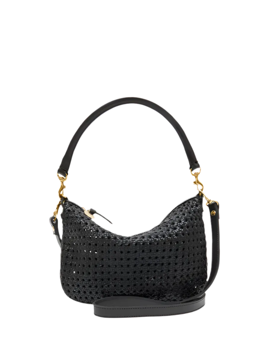 Petit Moyen Messenger in Black rattan