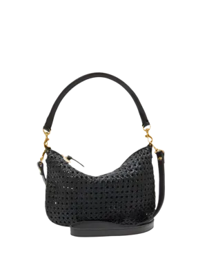 Petit Moyen Messenger in Black rattan