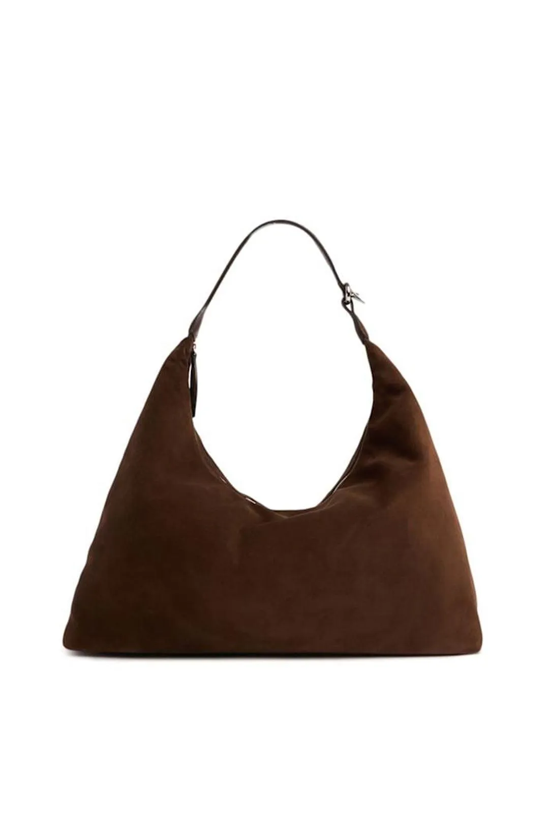 Pillow Hobo Suede Dark Brown