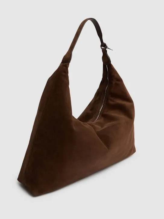 Pillow Hobo Suede Dark Brown