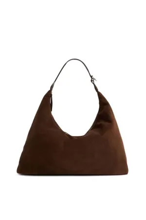 Pillow Hobo Suede Dark Brown