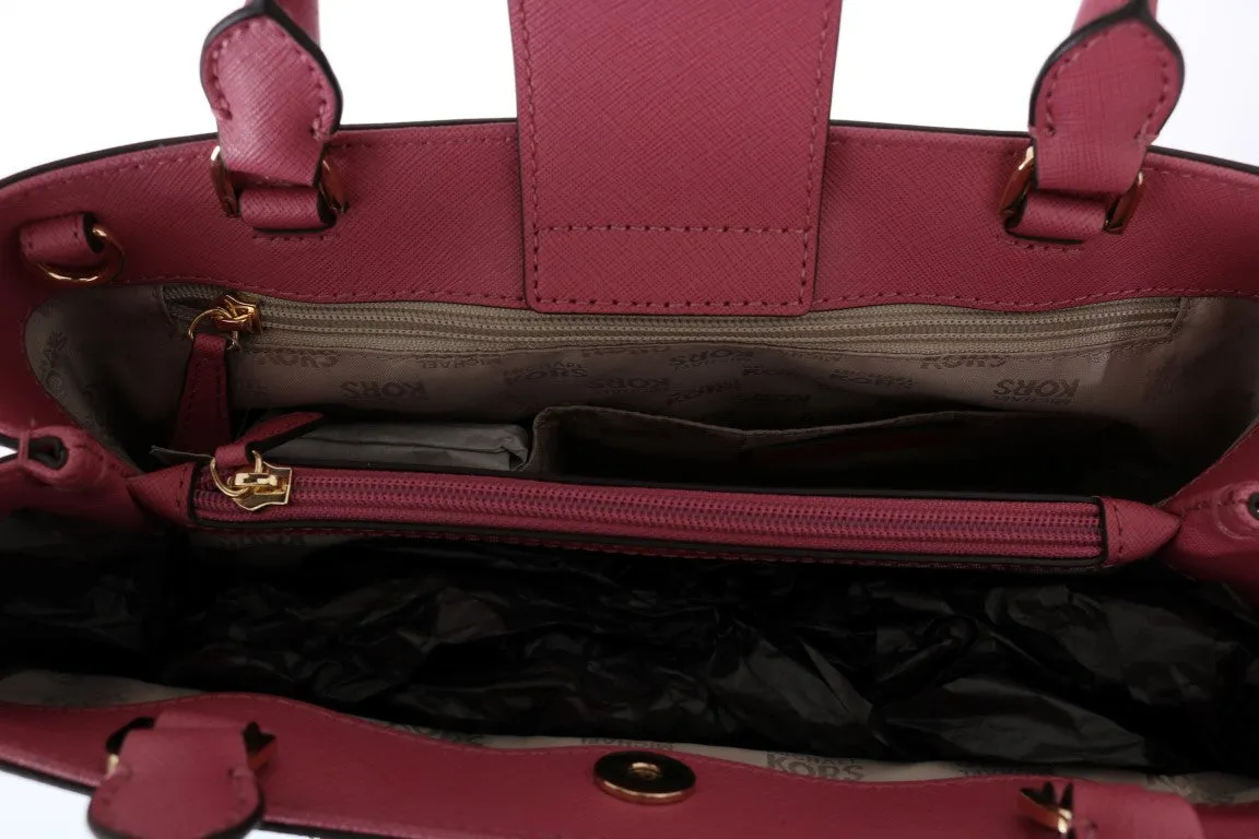 Pink HAILEE Leather Handbag