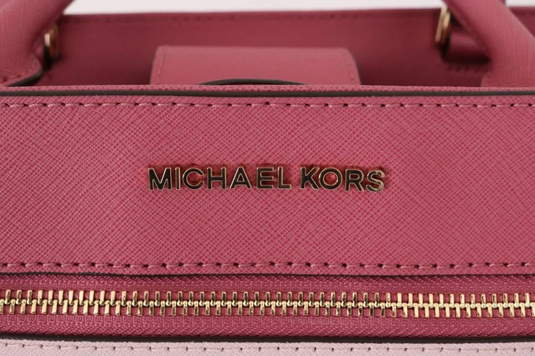 Pink HAILEE Leather Handbag