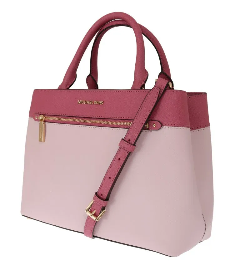 Pink HAILEE Leather Handbag