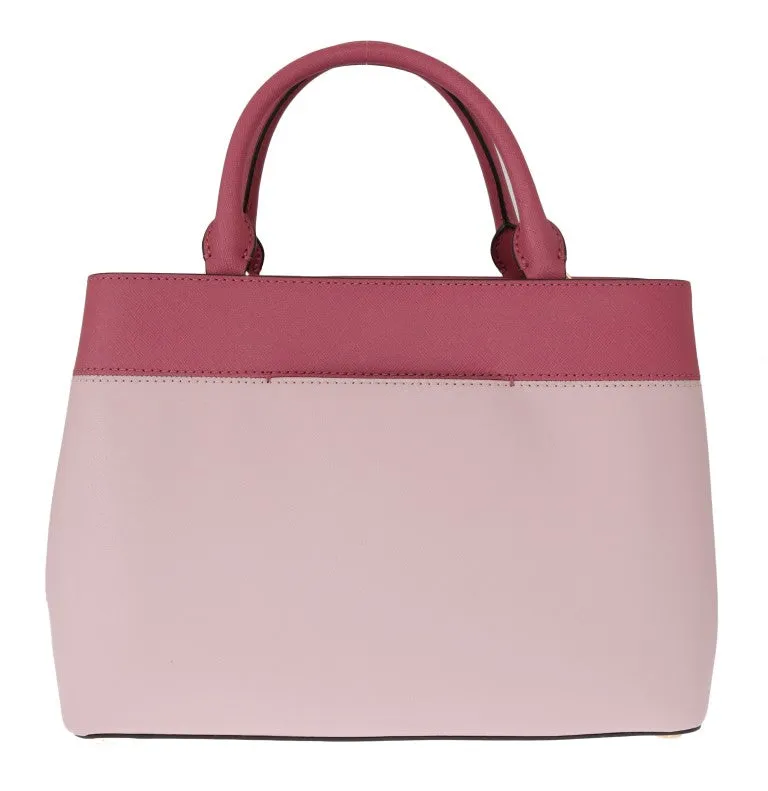 Pink HAILEE Leather Handbag