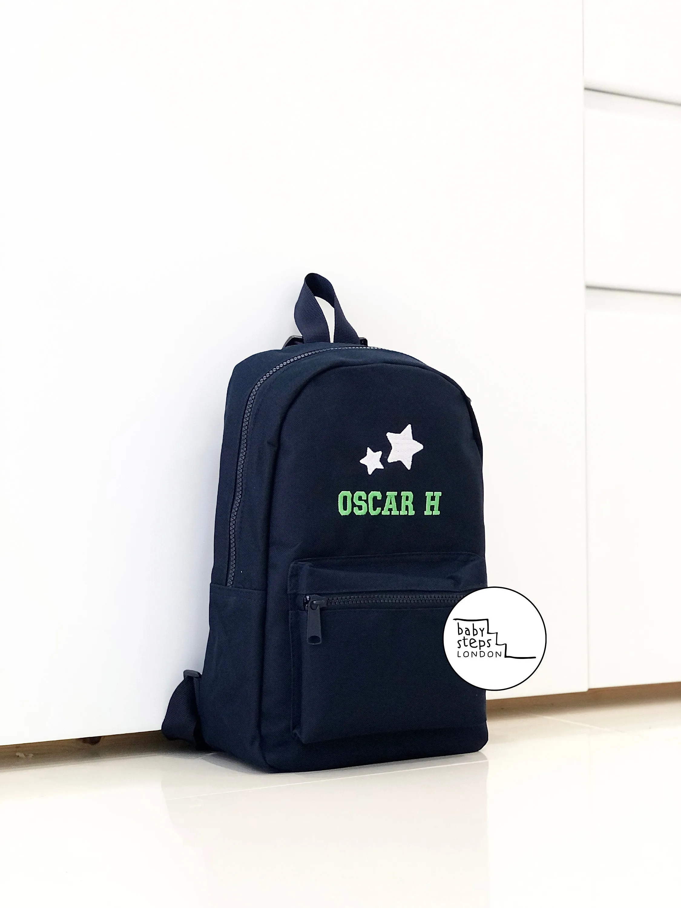 (Pink) Personalised Name & Design Unisex Mini Nursery School Backpack Rucksack Bag