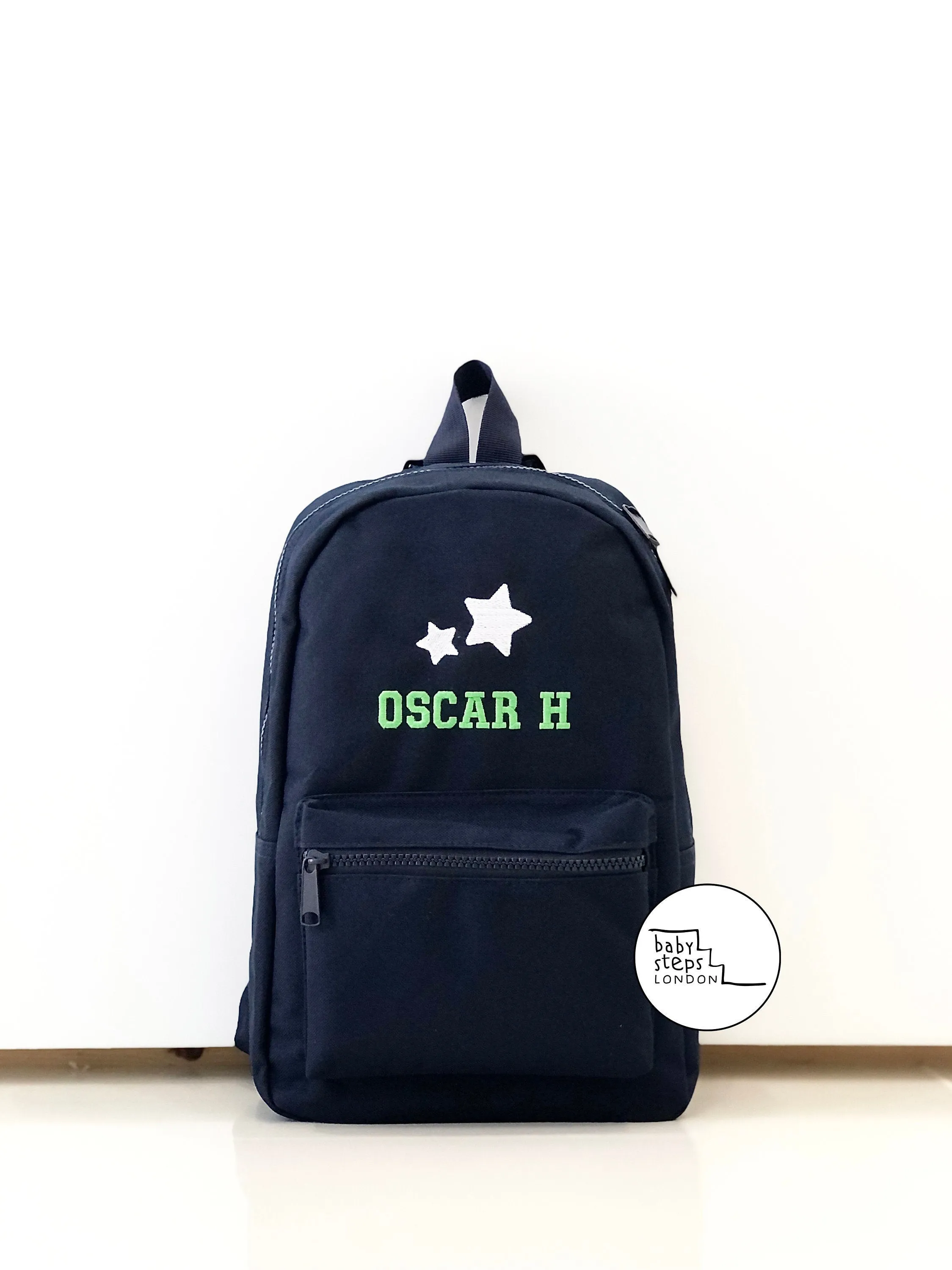 (Pink) Personalised Name & Design Unisex Mini Nursery School Backpack Rucksack Bag