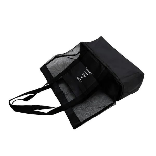 Portable Insulated Cooler Bag Food Picnic Beach Mesh Bags Cooler Tote Waterproof Bags