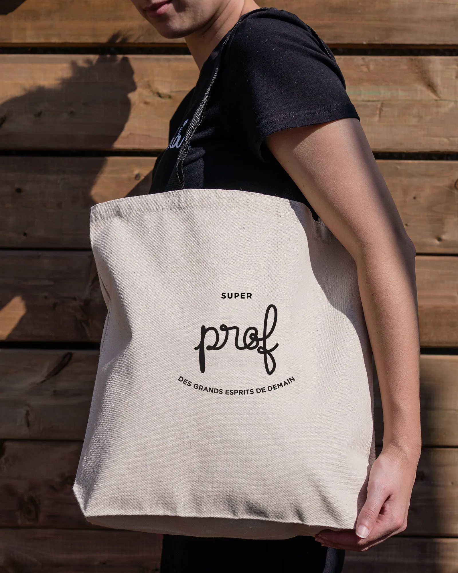 **PRÉ-COMMANDE** Design "super prof/enseignant/éducateur" - Tote bag