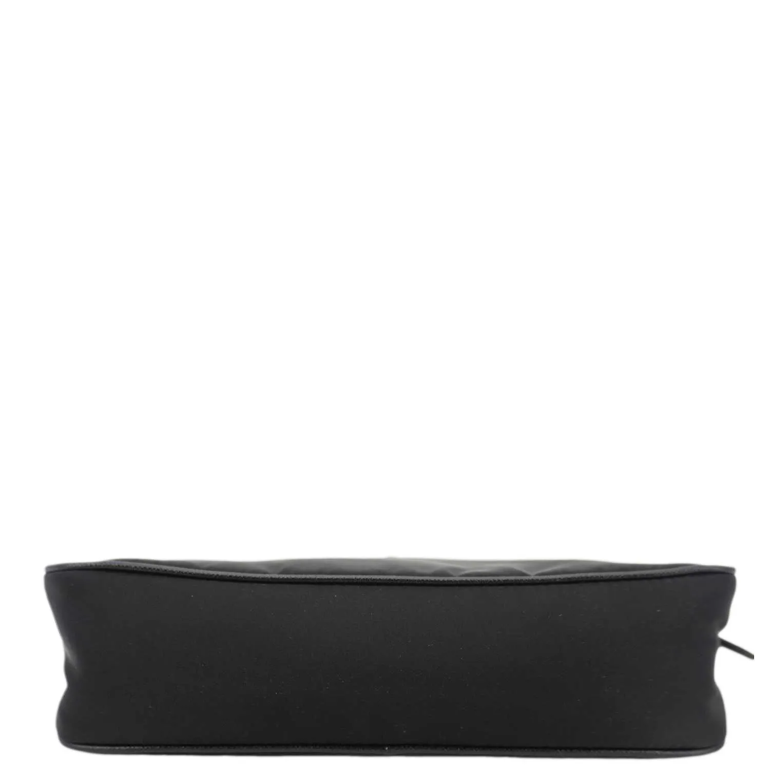 PRADA Accessory Pouch Nylon Hobo Bag Black