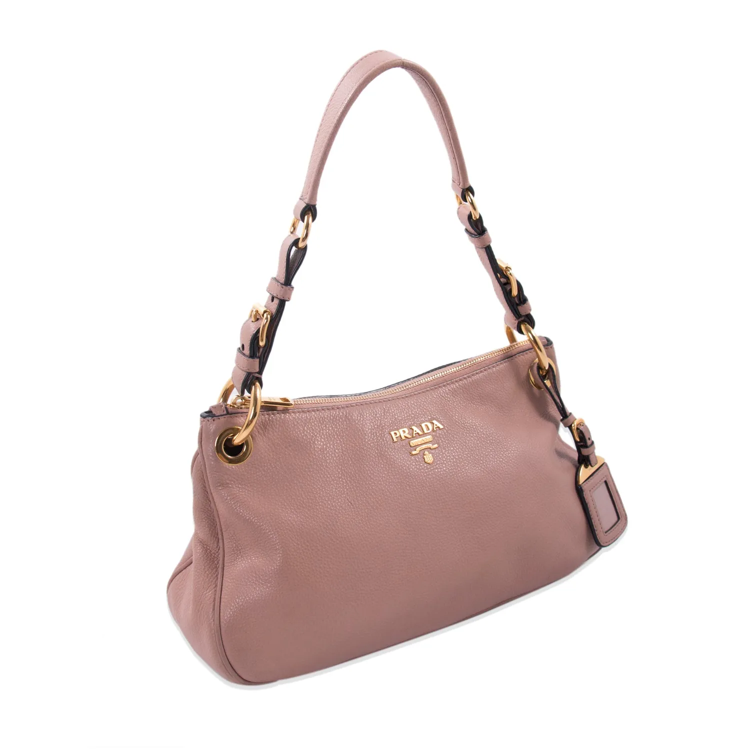 Prada Vitello Daino Small Hobo Bag