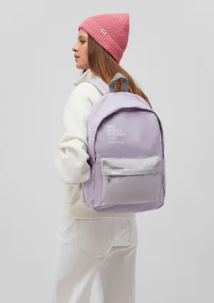 Printed Lilac Backpack
