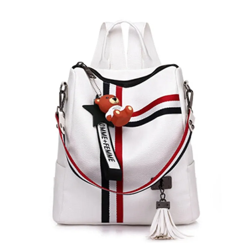 PU Leather Youth Backpack