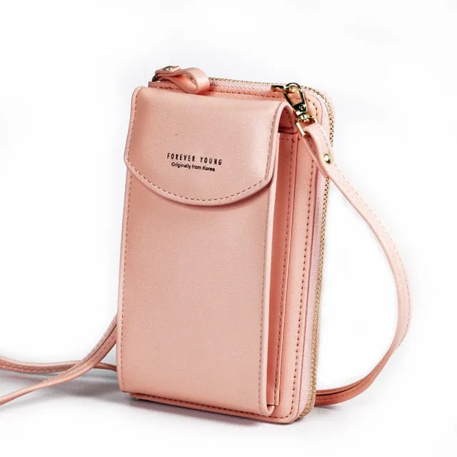 PU Luxury Handbags Womens Crossbody Bags Clutch Phone Wallet Shoulder Bag