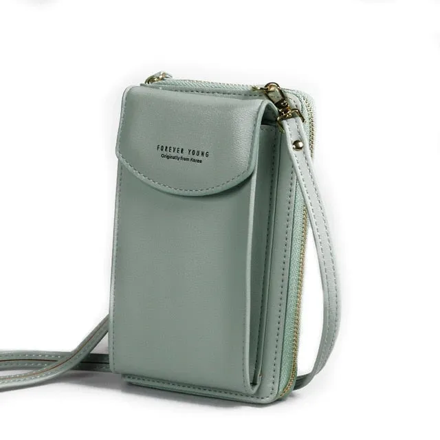 PU Luxury Handbags Womens Crossbody Bags Clutch Phone Wallet Shoulder Bag