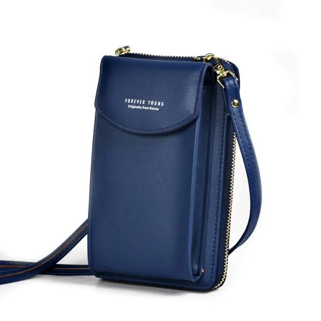 PU Luxury Handbags Womens Crossbody Bags Clutch Phone Wallet Shoulder Bag