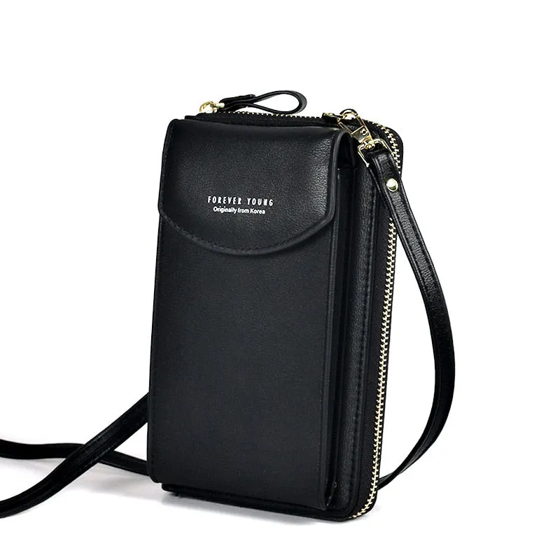 PU Luxury Handbags Womens Crossbody Bags Clutch Phone Wallet Shoulder Bag